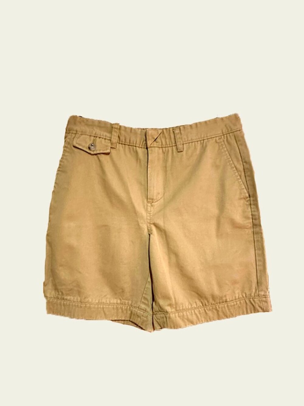 Lifetime Men's Mustard Cotton Shorts w/ Striped Lining Size Small